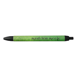 Stylo Noir Le kiwi de vert de chaux a modifié la tonalité le