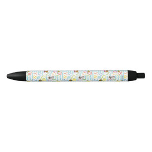 Stylo Noir Le Motif ABC du Dr Seuss avec des mots