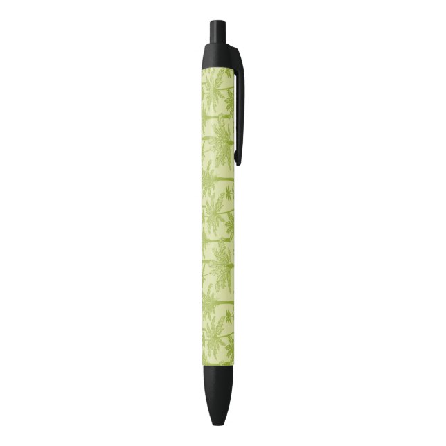 Stylo Noir Le Motif des palmiers verts (Bas (Vertical))