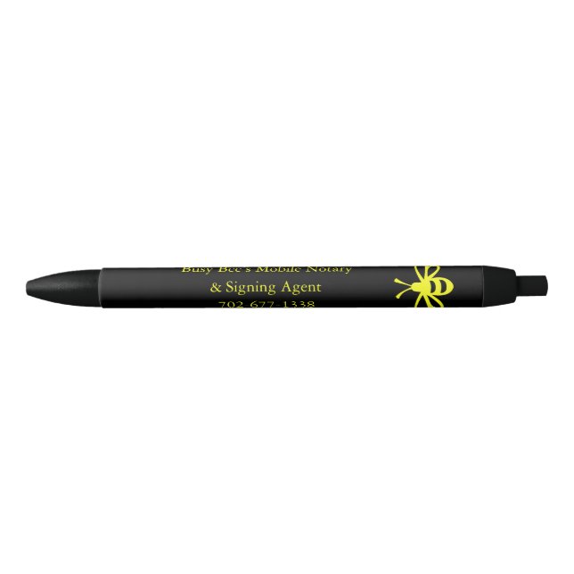 Stylo Noir Le notaire mobile de Busy Bee (Devant)