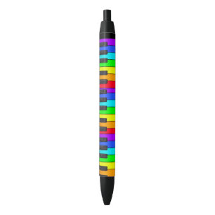 Stylo Noir Le spectre colore le clavier de piano