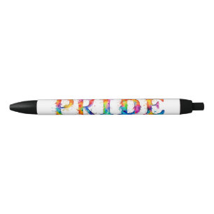 Stylo Noir Le texte coloré et créatif de SlipperyJoe sur le t