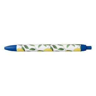 STYLO NOIR LÉMONS DE COULEUR D'EAU
