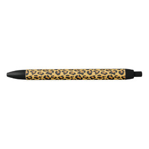 Stylo Noir Leopard ou Jaguar Imprimer Motif de fourrure