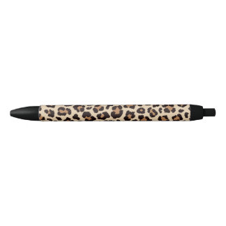 Stylo Noir Leopard Pattern Print 