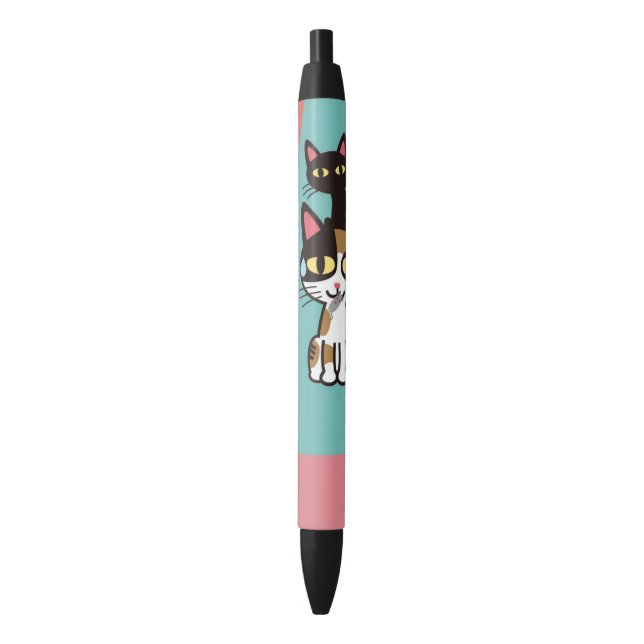 Stylo Noir Les chats (devant Vertical)