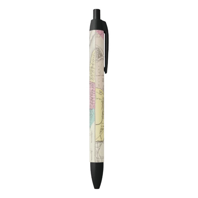 Stylo Noir Les villes de Pittsburgh Allegheny Cincinnati (Bas (Vertical))