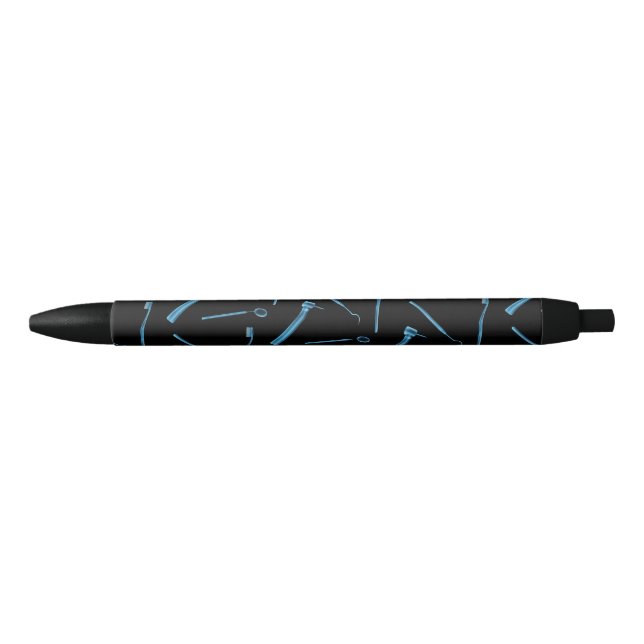 Stylo Noir L'Hygiéniste Dentiste Xray Dental Instruments Blac (Devant)