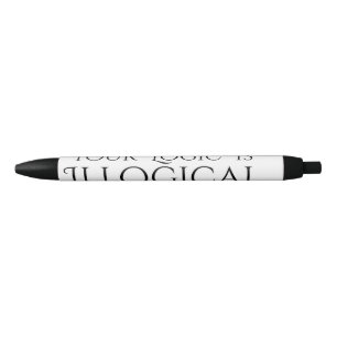 Stylo Noir Logique illogique