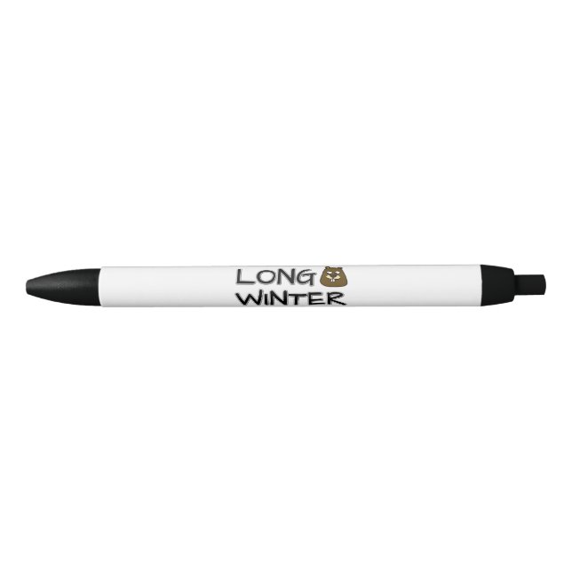 Stylo Noir Long hiver (Devant)