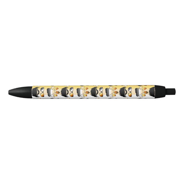 Stylo Noir L'Ours Geek Pen (Devant)