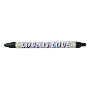 Stylo Noir Love Is Love Fierté