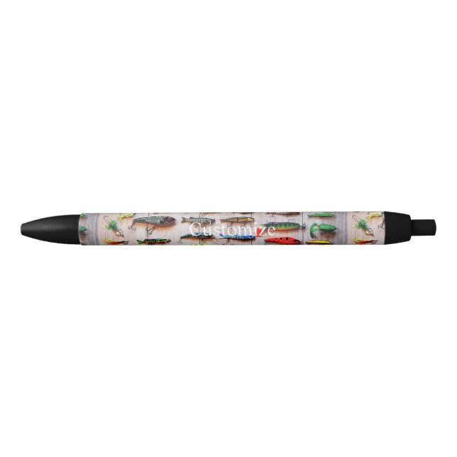 Stylo Noir Lures de pêche classique Thunder_Cove (Devant)