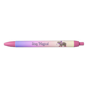 Stylo Noir Magie de Capybara Fée