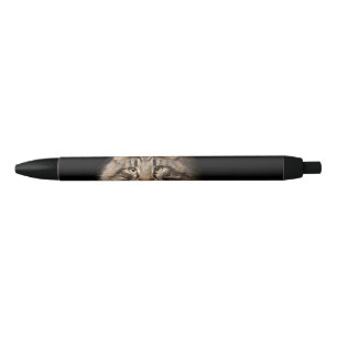 Stylo Noir Maine Coon gros chat
