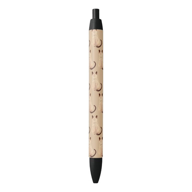 Stylo Noir Maman Kitty de chat siamois de Sasha semblant la (devant Vertical)