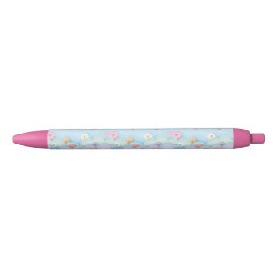 Stylo Noir Marguerites
