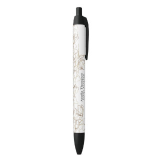 Stylo Noir Marque élégante pour femme entrepreneur