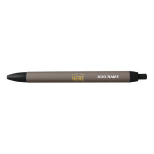 STYLO NOIR MARQUE VÉRIFIÉE DE CAFE PERSONNALISABLE MODERNE ÉL
