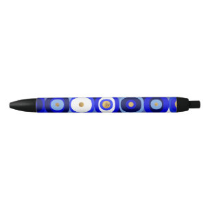Stylo Noir Mati Mataki grecque - Matiasma Evil Eye blues