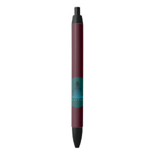 Stylo Noir "Méditez" Beau Bouddha.