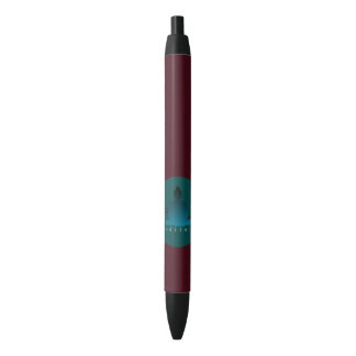 Stylo Noir "Méditez" Beau Bouddha.