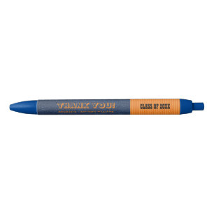 Stylo Noir Merci   Fête de graduation Favorise personnalisée