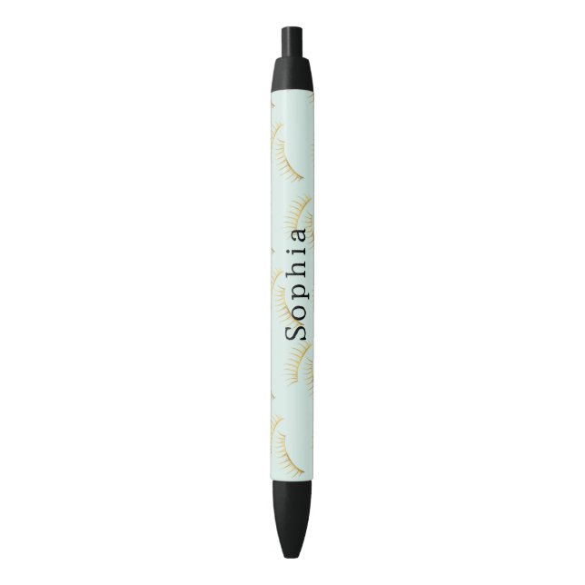 Stylo Noir Mint Gold Eyelashes (devant Vertical)
