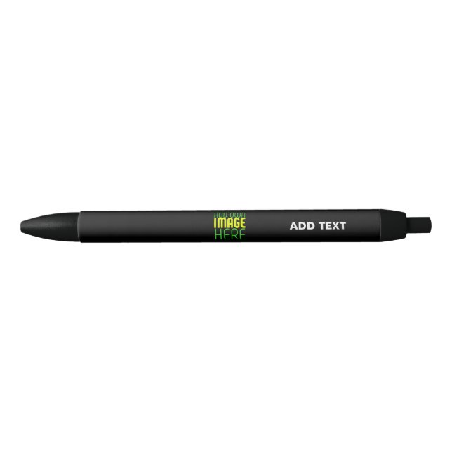 STYLO NOIR MODÈLE DE TEXTE D'IMAGE NOIRE SIMPLE ET MODERNE (Devant)