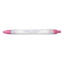 Moderne Chic Aquarelle Bleu Hydrangée Florale