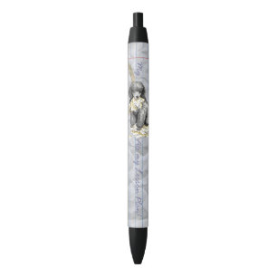 Stylo Noir Mon petit caniche mange mon plan de leçon