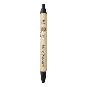 Stylo Noir Mon teckel a mangé mon travail