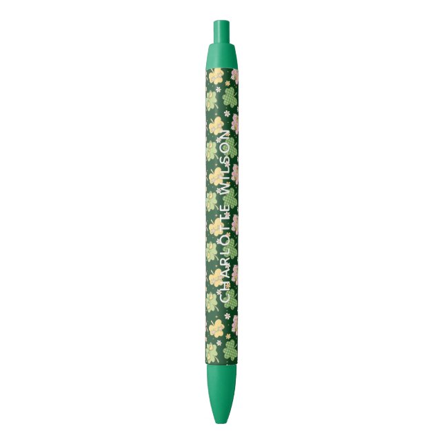 Stylo Noir Monogramme de la St Patrick Super (devant Vertical)