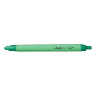 Stylo Noir Monogramme Emerald Green