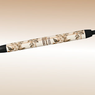 Stylo Noir Monogramme   Encre Plantée Automne-Automne