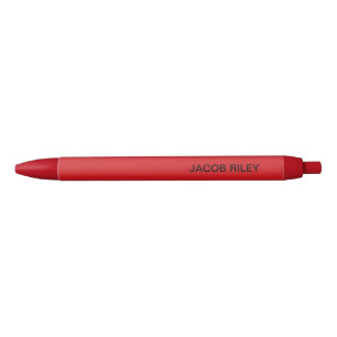 Stylo Noir Monogramme rouge mode