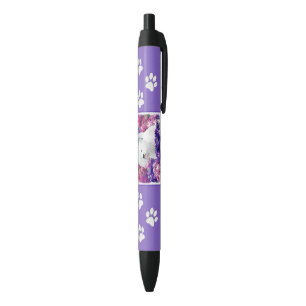 Stylo Noir Montagne Terrier blanc occidentale peignant l'art