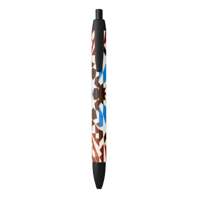 Stylo Noir Moroccan Zellige Harmony (Dos (Vertical))
