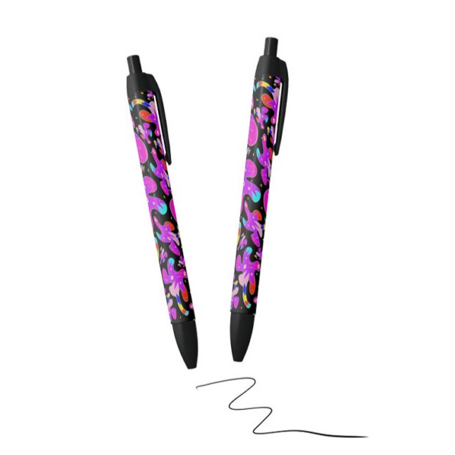 Stylo Noir Motif (Créateur téléchargé)