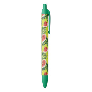 Stylo Noir Motif 2 de pastèque
