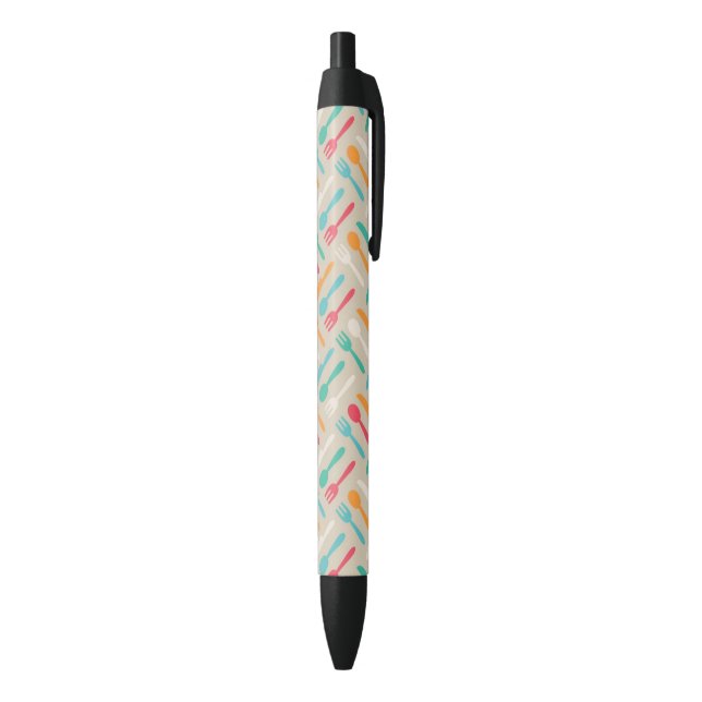 Stylo Noir Motif 3 de cuisine (Bas (Vertical))
