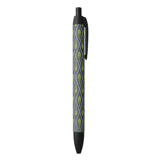 Stylo Noir Motif asiatique (Bas (Vertical))