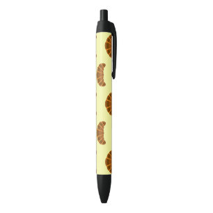 Stylo Noir Motif Croissant Boulangerie Française Amateur de N