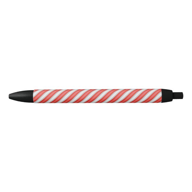 Stylo Noir Motif de bonbons (Devant)
