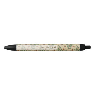 Stylo Noir Motif de café