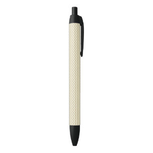 Stylo Noir Motif de Chevron