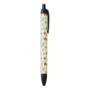 Stylo Noir Motif de cuisine