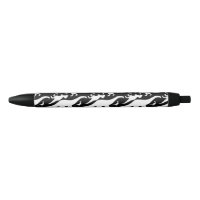Motif de dinosaures noir et blanc
