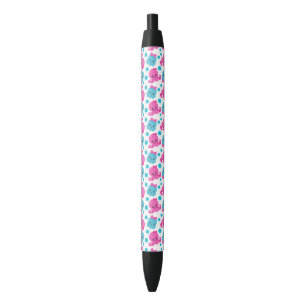 Stylo Noir Motif de poulpe, poulpe mignonne, Animaux de mer