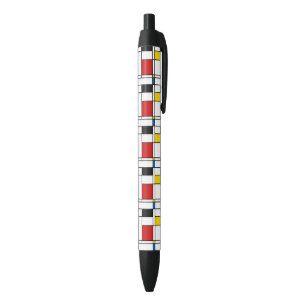 Stylo Noir Motif de Stijl